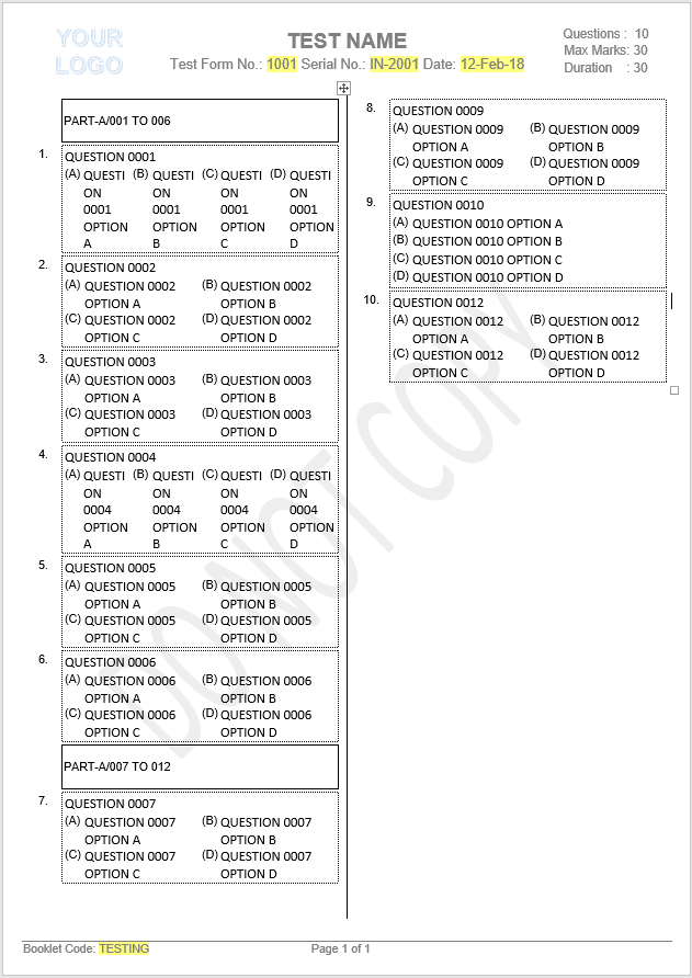 Dynamic Doc-Doc 2COL B English